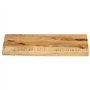 vidaXL Dessus de Table 40x30x3,8 cm Bord Vivant Bois Massif manguier, Dessus de Table en Bois, Dessus de Table d'appoint, Dessus
