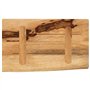 vidaXL Dessus de Table 40x30x3,8 cm Bord Vivant Bois Massif manguier, Dessus de Table en Bois, Dessus de Table d'appoint, Dessus