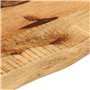 vidaXL Dessus de Table 40x30x3,8 cm Bord Vivant Bois Massif manguier, Dessus de Table en Bois, Dessus de Table d'appoint, Dessus