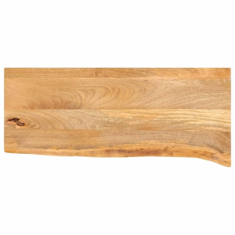 vidaXL Dessus de Table à Bord Vivant 80x20x2,5 cm Bois Massif manguier