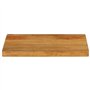 vidaXL Dessus de Table à Bord Vivant 50x20x2,5 cm Bois Massif manguier