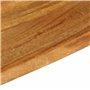 vidaXL Dessus de Table à Bord Vivant 50x20x2,5 cm Bois Massif manguier