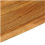 vidaXL Dessus de Table à Bord Vivant 90x20x2,5 cm Bois Massif manguier
