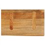 vidaXL Dessus de Table à Bord Vivant 40x30x2,5 cm Bois Massif manguier