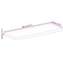 vidaXL Dessus de Table à Bord Vivant 80x20x3,8 cm Bois Massif manguier