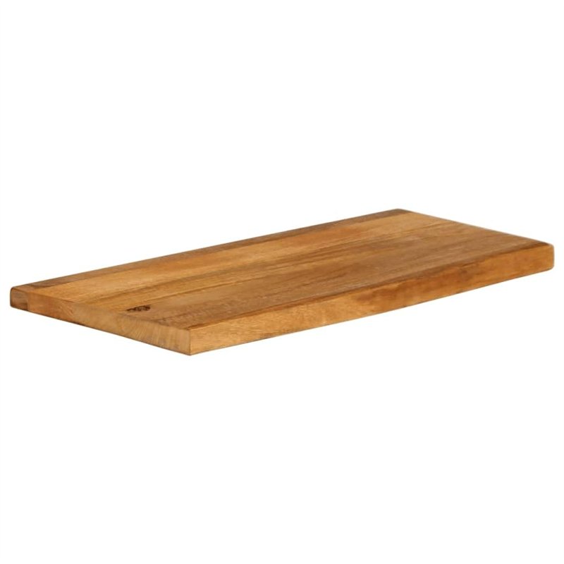 Image secondaire de vidaXL Dessus de Table à Bord Vivant 90x20x3,8 cm Bois Massif manguier