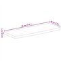 vidaXL Dessus de Table à Bord Vivant 90x20x3,8 cm Bois Massif manguier