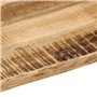 vidaXL Dessus de Table Bord Vivant 60x40x2,5 cm Bois de manguier Brut, Dessus de Table en Bois, Dessus de Table d'appoint, Dessu