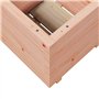 vidaXL Jardinière 50x50x49,5 cm Bois Massif de Douglas, jardinière d'extérieur, bac à Fleurs, boîte à Plantes, jardinière de ter