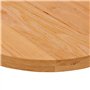vidaXL Dessus de Table 80x40x4 cm Bois de chêne Massif Ovale