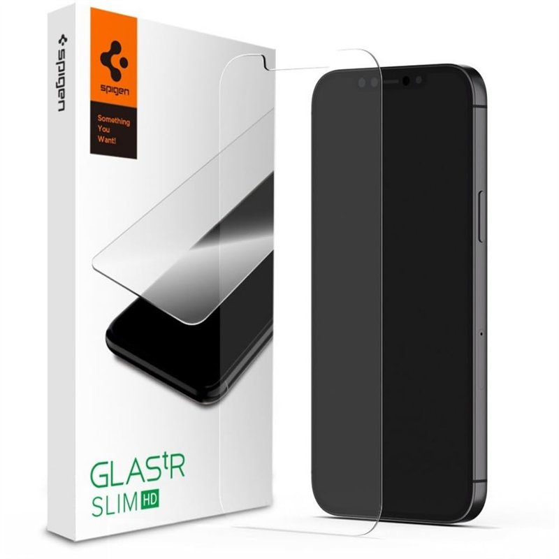 Film de Protection écran Spigen Glas TR Slim pour iPhone 13 et iPhone 13 Pro - Transparent