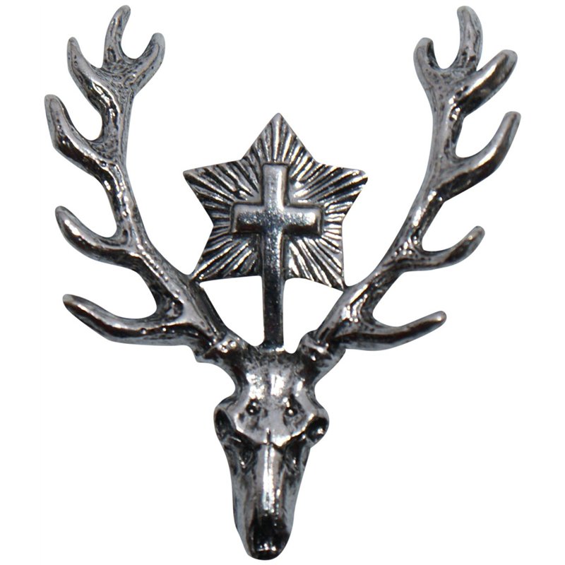 Pin's de chapeau avec cerf de Hubertus