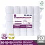 Rouleaux thermiques 80mm x 80m x 12mm – Bobine papier thermique pour caisse enregistreuse avec imprimante de ticket - Rouleau th