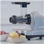 Extracteur de Jus BioChef Axis Cold Press Juicer - Extracteur Masticateur Horizontal pour Herbe de Blé, Fruits et Légumes avec 2