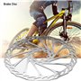 6 Disque de Frein Vélo, 203mm en Acier Inoxydable Freins à Disques avec Boulons Center Lock Rotor Flottant Étrier Avant et Arriè