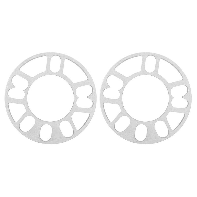 2 Pcs 10mm Entretoises de Roue, Entretoises de roues de moyeu, Cales de roue de moyeu, Elargisseur de Voie en Alliage D'aluminium