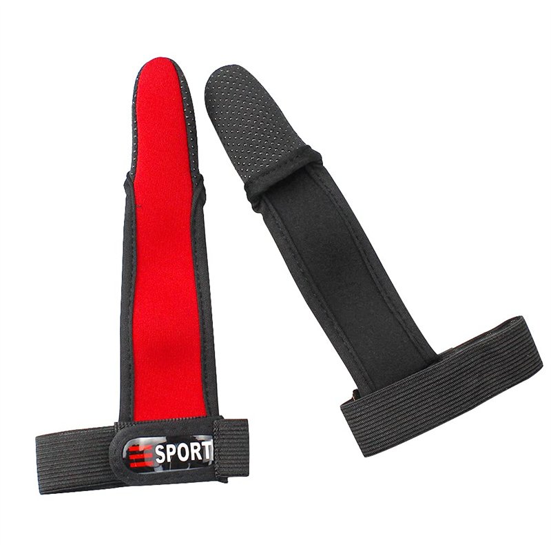 Image secondaire de oupados Aallo 3 Pcs Gant de pêche antidérapant Index Doigt Protecteur Gant Protecteur de Doigt d'index Simple pour la Pêche en P