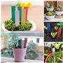 Lot de 500 étiquettes en plastique pour plantes, Étiquette de jardin Signes Plante Label Plantes balises durables de marqueurs d