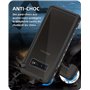 Beeasy Coque pour Samsung Galaxy S10+ Plus, Etanche Antichoc 360° Protection avec Protecteur d'Écran Robuste Outdoor Antipoussiè
