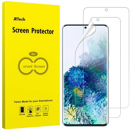 JETech Protection Écran Compatible avec Samsung Galaxy S20 Plus 5G 6