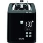 Toaster Smart'n Light Krups KH641810 | Grille à deux tranches | Affichage numérique | 7 niveaux de brunissage | Ramasse-miettes