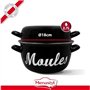 Marmite a moule - MENASTYL - 3645563 - En acier émaillé - Noir - 18 cm - Avec écritures - Tous feux dont induction