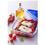 Boîte rectangulaire avec couvercle - PYREX - 1451026 - 20 x 15 cm - 800 ml - Cook & Go - Base en verre borosilicate