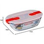 Boîte rectangulaire avec couvercle - PYREX - 1451023 - 17 x 10 cm - 400 ml - Cook & Heat - Base en verre borosilicate