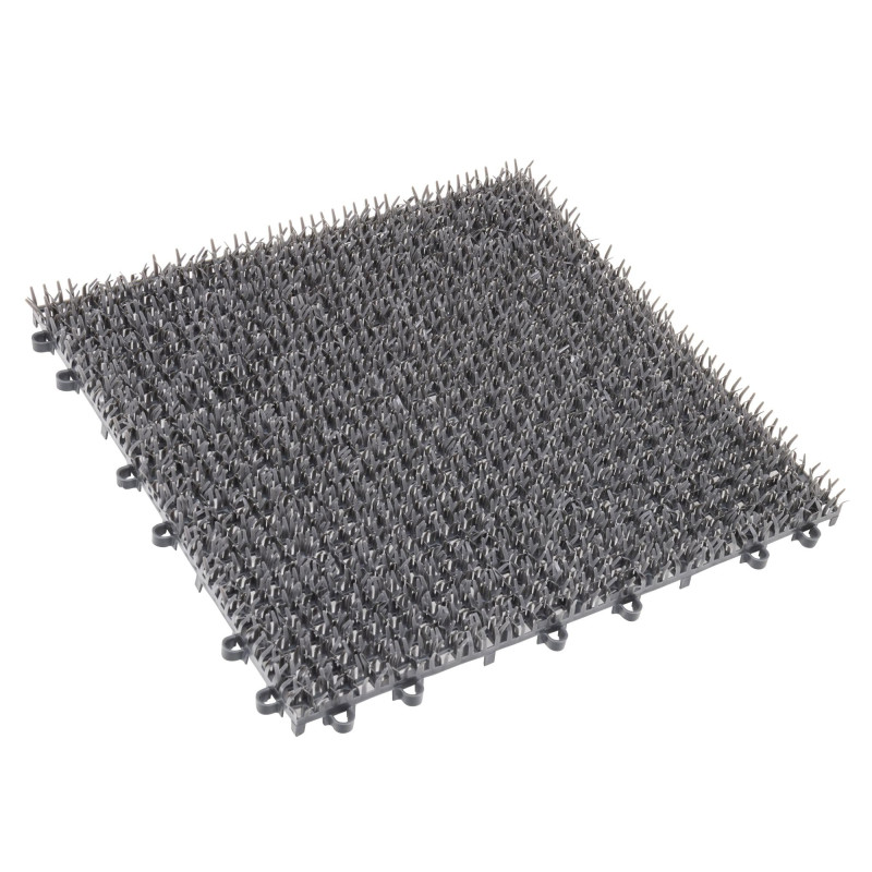 Dalle grise gazon synthétique 30 x 30 cm lot de 6