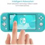NEW'C Lot de 2, Verre Trempé pour Nintendo Switch lite, Film Protection écran efficace contre les Rayures - sans Bulles - Ultra