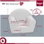 Knorrtoys 68380 Paul Fauteuil pour Enfant en Coton Blanc