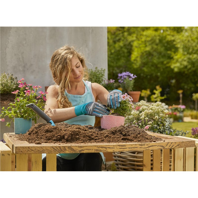 Image secondaire de Gant jardi ent 9/L Gardena : Gants pr travaux de jardinage entretien, adhérence optimale, tissu en maille respirante, design « m