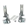 2x Charnières de porte réfrigérateur compatibles avec Bosch Balay Gaggenau Miele Neff Siemens De Dietrich 00481147 481147