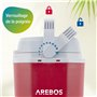 AREBOS Glacières | Boîte réfrigérante | 25 L | Boîte chauffante thermoélectrique | sur Secteur | Mode éco | 12/230 V pour Voitur