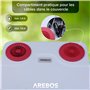 AREBOS Glacières | Boîte réfrigérante | 25 L | Boîte chauffante thermoélectrique | sur Secteur | Mode éco | 12/230 V pour Voitur