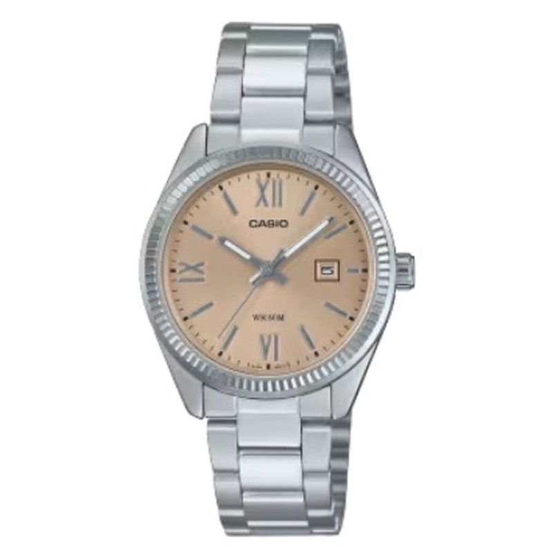 Montre Femme Casio LADY DATE - CHAMPAGNE Argenté (Ø 30 mm)