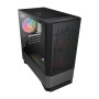 COUGAR GAMING | BOITIER PC GAMING | MG 140 AIR RGB NOIR MINI TOUR - Inclus 3 ventilateurs ARGB - Éclairage RVB - Contrôleur LED