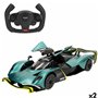 Voiture Télécommandée Aston Martin 1:14 36 x 8 x 14 cm (2 Unités)