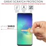 TECHGEAR [2 Pack] Protection Écran Galaxy S10 [ghostSHIELD] Film de Protection Souple en TPU avec Protection Totale de l’Écran C