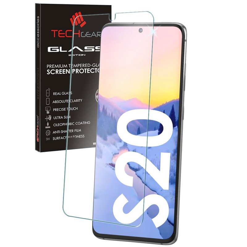 TECHGEAR Glass Edition Compatible avec Samsung Galaxy S20 / S20 5G