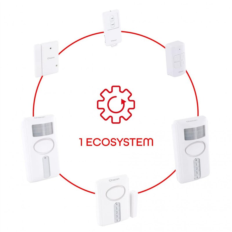 Image secondaire de Détecteur d'ouverture (x2) - Blanc