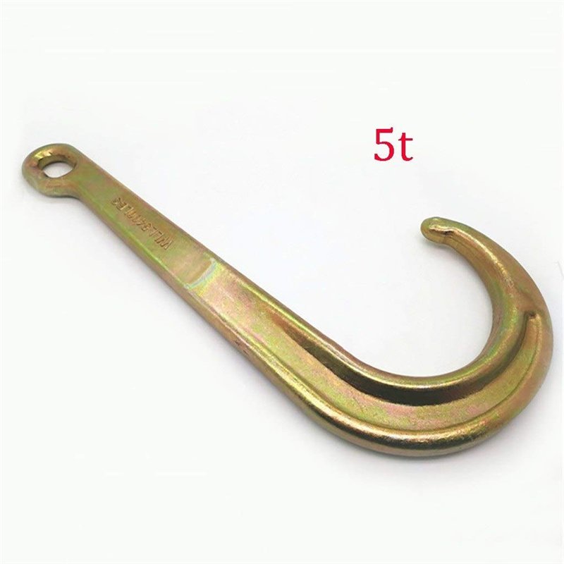 Image secondaire de Obstacles Voiture Crochet de remorque Type J Chaîne Suspendue Crochet Double 4T, 5T Corde de Frein Corde de Chariot Chaîne de Tr