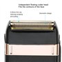 Rasoir Électrique Homme À Grille Sans Fil, Shaver Gold et Titanium Foil, Professionnel pour Coiffeur et Barbier, Tondeuse Barbe 