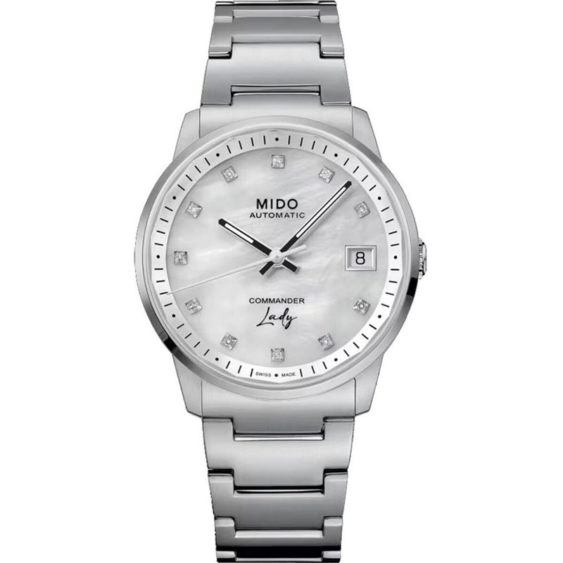 Montre Homme Mido COMMANDER LADY Argenté