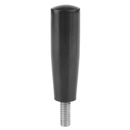 5 Pièces M6 * 50 Outil Accessoire De Remplacement De Fraiseuse De Filetage Poignée Rotative De Bakélites Poignée De Fraisage De