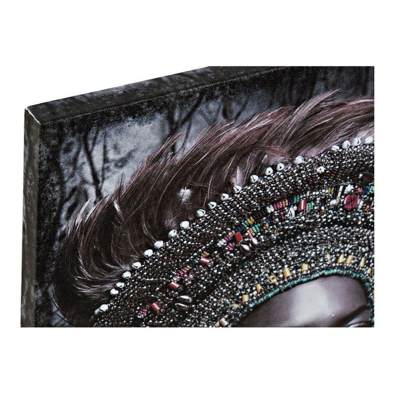 Image secondaire de Cadre DKD Home Decor Africaine Colonial (30 x 1,8 x 40 cm) (2 Unités) 30 x 1.8 x 40 cm (2 pcs)