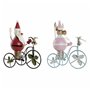 Décorations de Noël DKD Home Decor Métal (2 pcs) (15 x 9 x 19 cm)