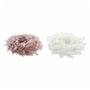 Couronne de Noël DKD Home Decor Mousse Plume (40 x 40 x 6 cm) (2 pcs)