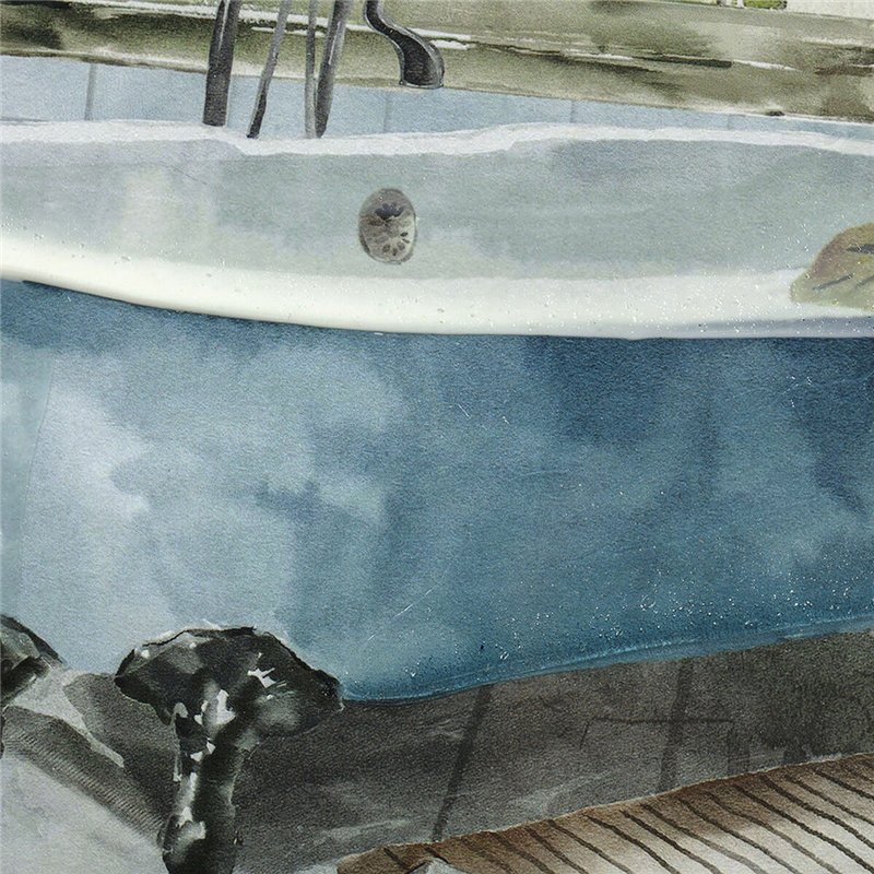 Image secondaire de Cadre DKD Home Decor Salles de bains (2 Unités) (32 x 2,5 x 32 cm)