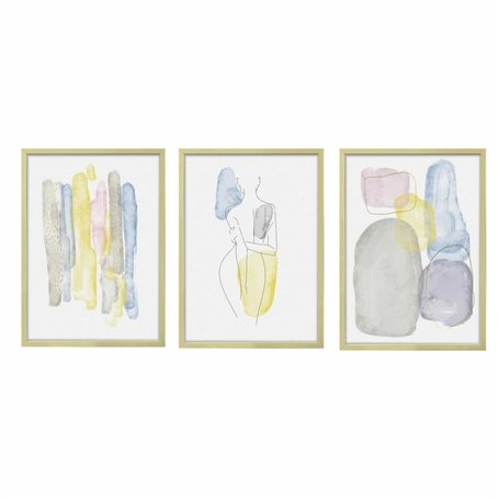 Cadre DKD Home Decor Abstrait (53 x 3 x 73 cm)